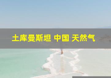 土库曼斯坦 中国 天然气